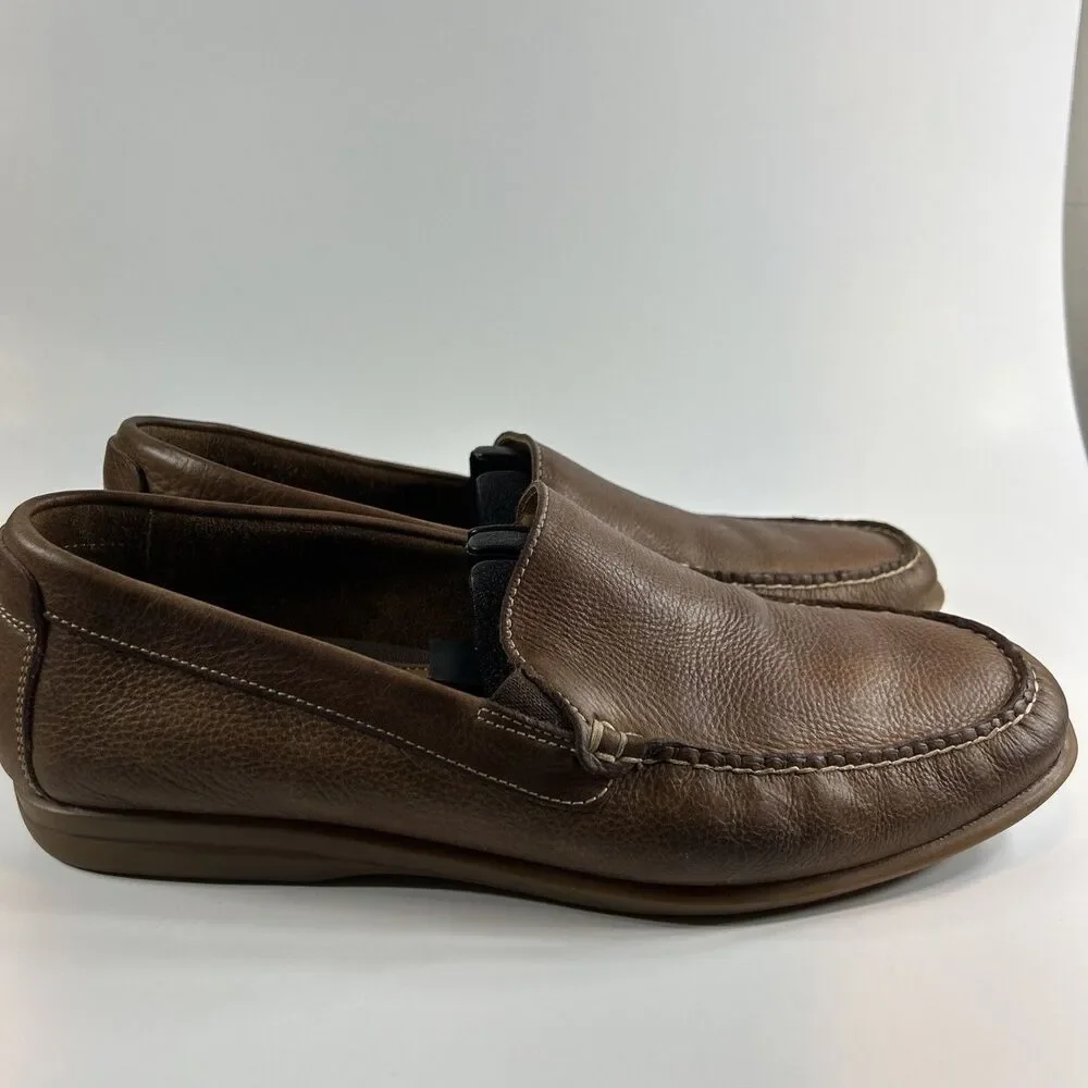 Johnston & Murphy Nichols Venetian Shoes Size 9 M  Tan Sheepskin Driving Loafer